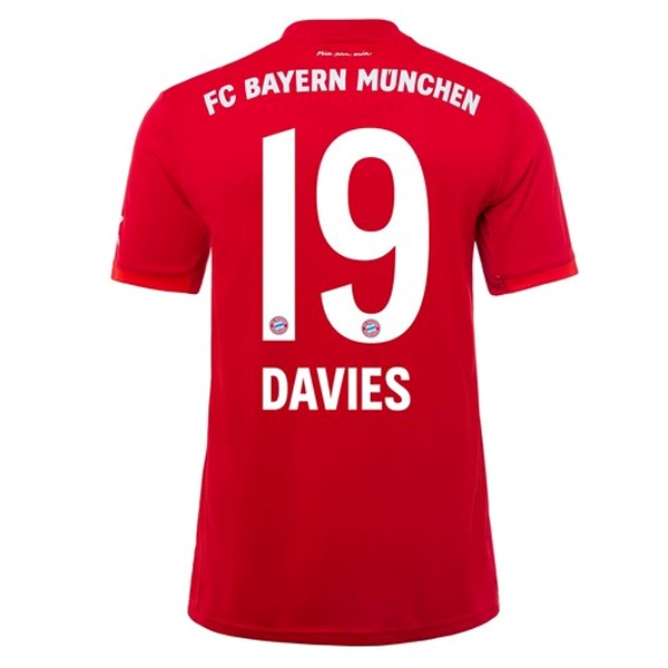 Trikot Bayern München NO.19 Davies Heim 2019-20 Rote Fussballtrikots Günstig